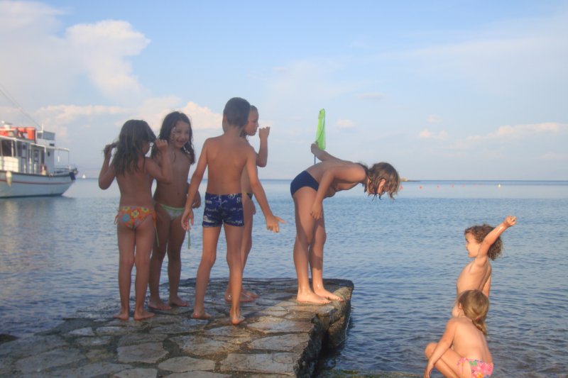 Krf, Dasija, plaža